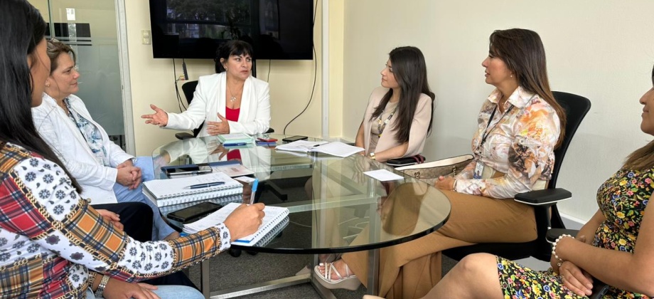 Consulado de Colombia en Lima afianza su relación con el Ministerio de Salud del Perú en favor la comunidad 