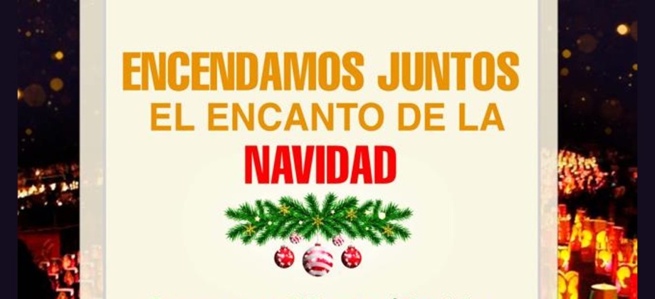 El Consulado de Colombia en Lima los invita a que encendamos juntos el encanto de la Navidad