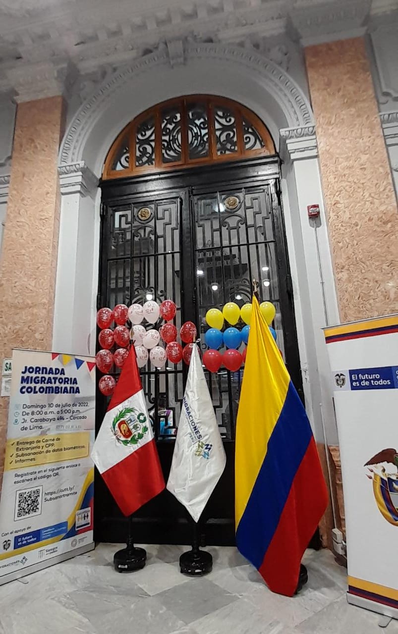 Primera Jornada de Regularización Migratoria Colombiana en Lima