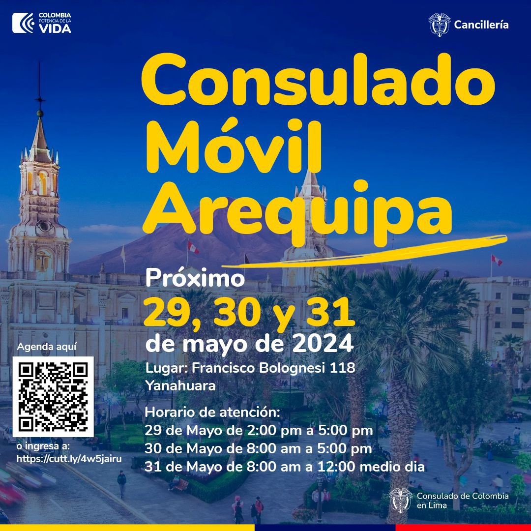 Consulado Móvil Arequipa mayo de 2024