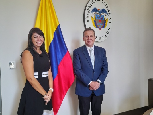 Consulado General de Colombia en Lima suscribe memorando con la Municipalidad  de San Borja