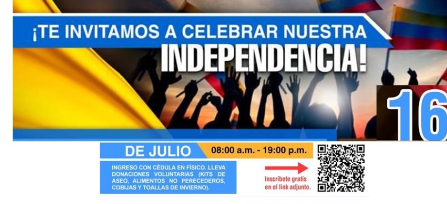 Consulado en Lima invita a la Conmemoración de la Independencia de Colombia  