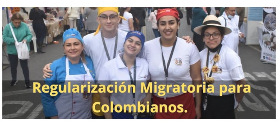 Jornada de regularización migratoria para colombianos el 27 de mayo