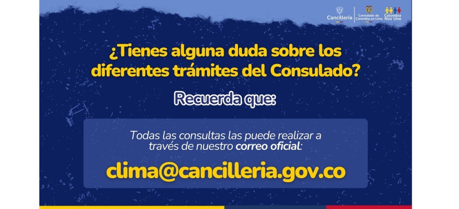 El Consulado de Colombia en Lima resuelve sus dudas sobre los diferentes trámites consulares