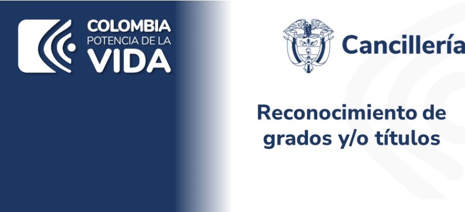 Grabación: Reconocimiento de grados y/o títulos junto a la Superintendencia Nacional de Educación del Perú