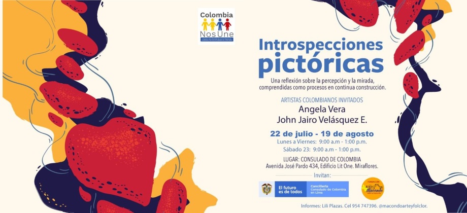 El Consulado de Colombia y la Fundación Macondo: Arte y Folclor invitan a la exposición 'Introspecciones Pictóricas'