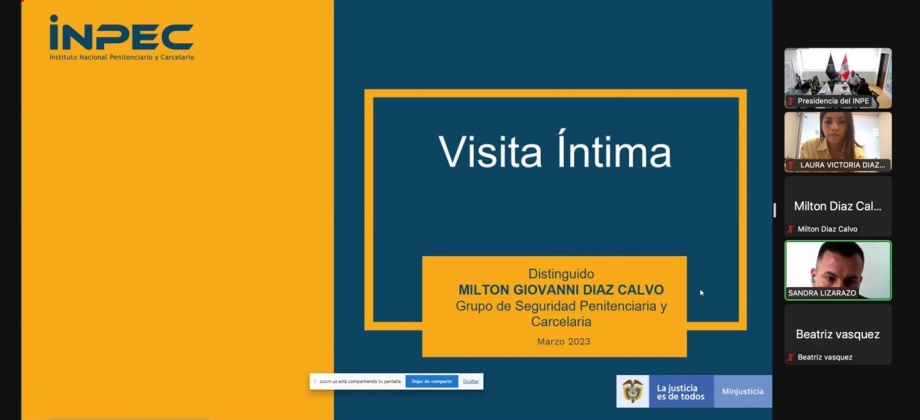 Consulado en Lima facilita intercambio de buenas prácticas penitenciarias entre Colombia y Perú