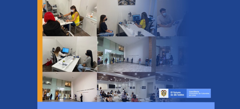 Con éxito finaliza otra jornada de expedición de pasaportes en el Consulado de Colombia en Lima