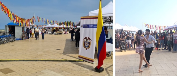 Con éxito, el Consulado en Lima realizó su primera feria de Emprendedores Colombianos