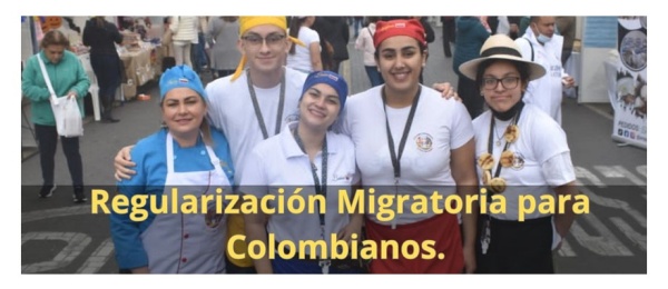 Jornada de regularización migratoria para colombianos el 27 de mayo